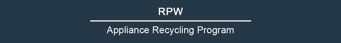 RPW | Appliance Recycling Program