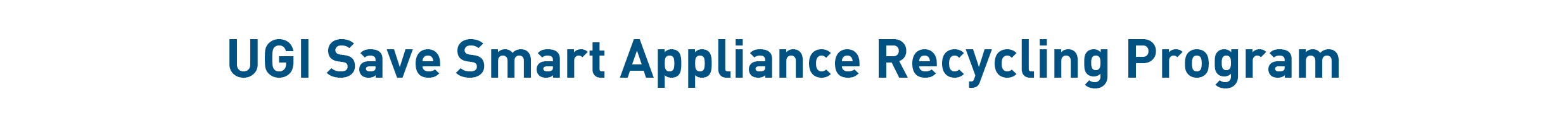 UGI | Appliance Recycling Program